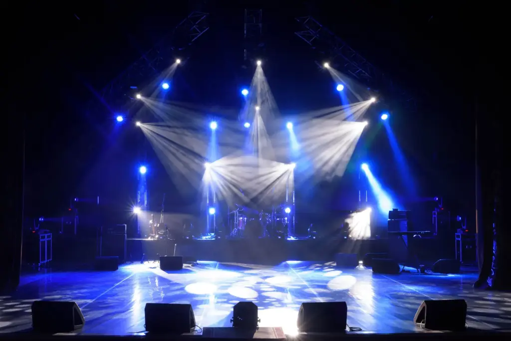 concert festival stage lighting Manchester