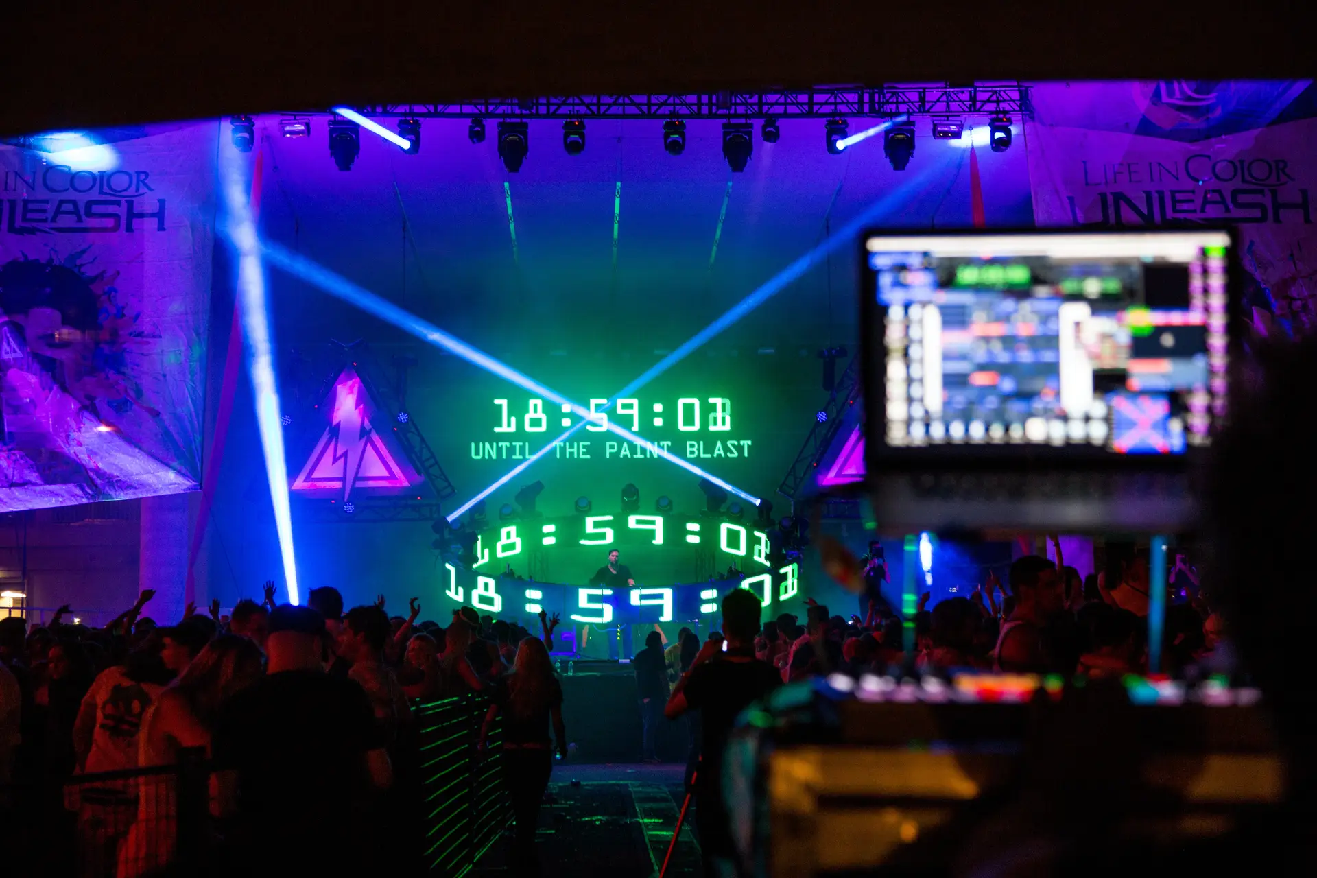 concert lighting event production Manchester