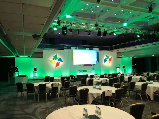 conference screen and pa system hire Salford
