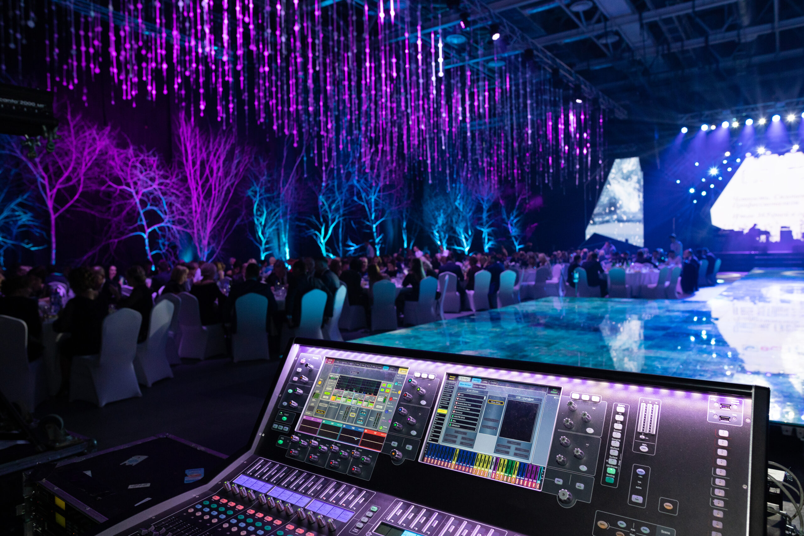 audio equipment rental - gala dinner Manchester