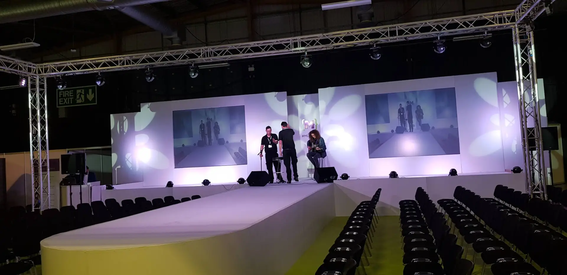 indoor staging for events in Manchester
