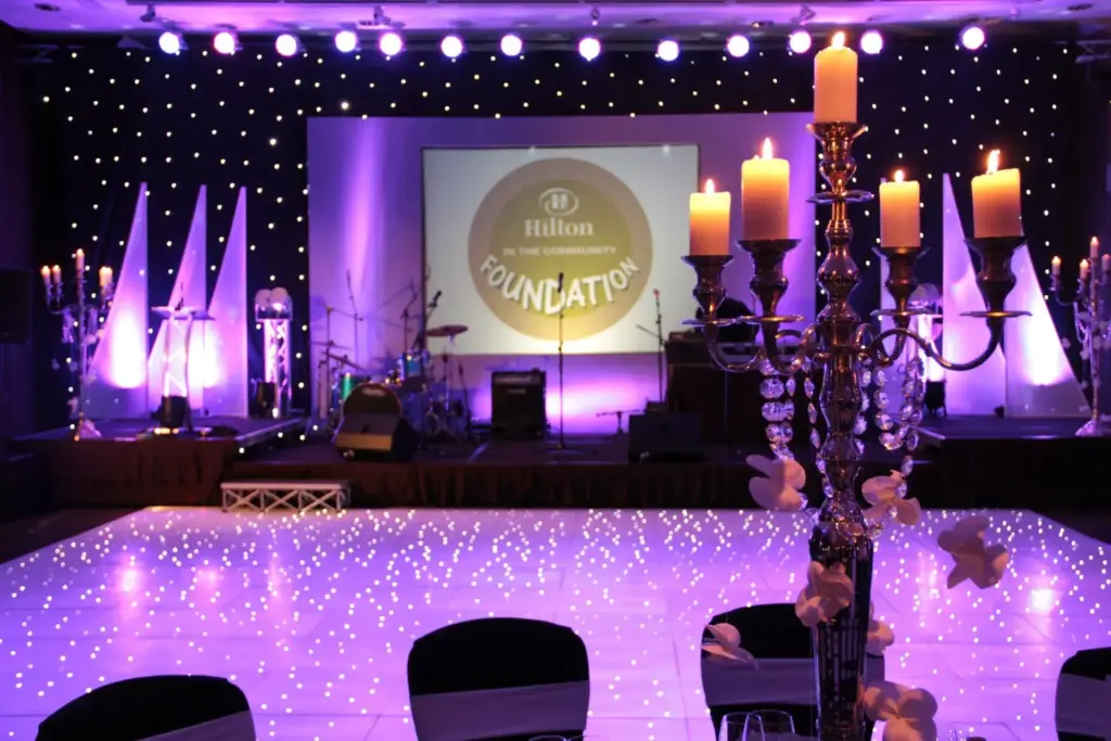 starlit led dance floor lighting equipment rental Manchester